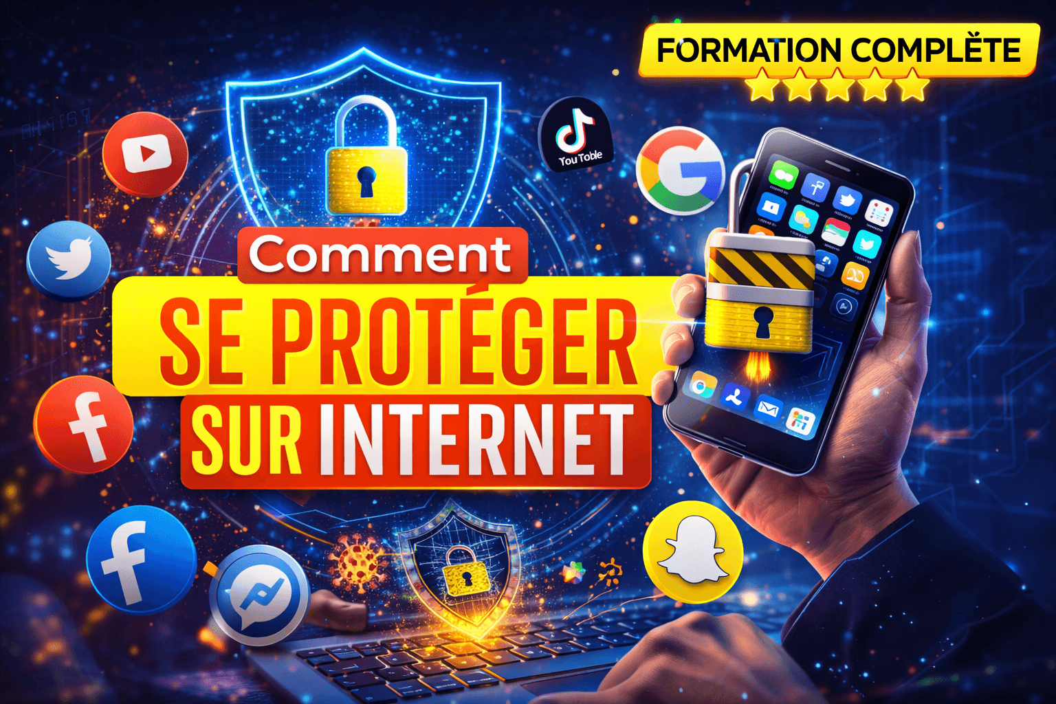 Formation Comment se protéger sur Internet en toute sécurité au Sénégal - SénéGital