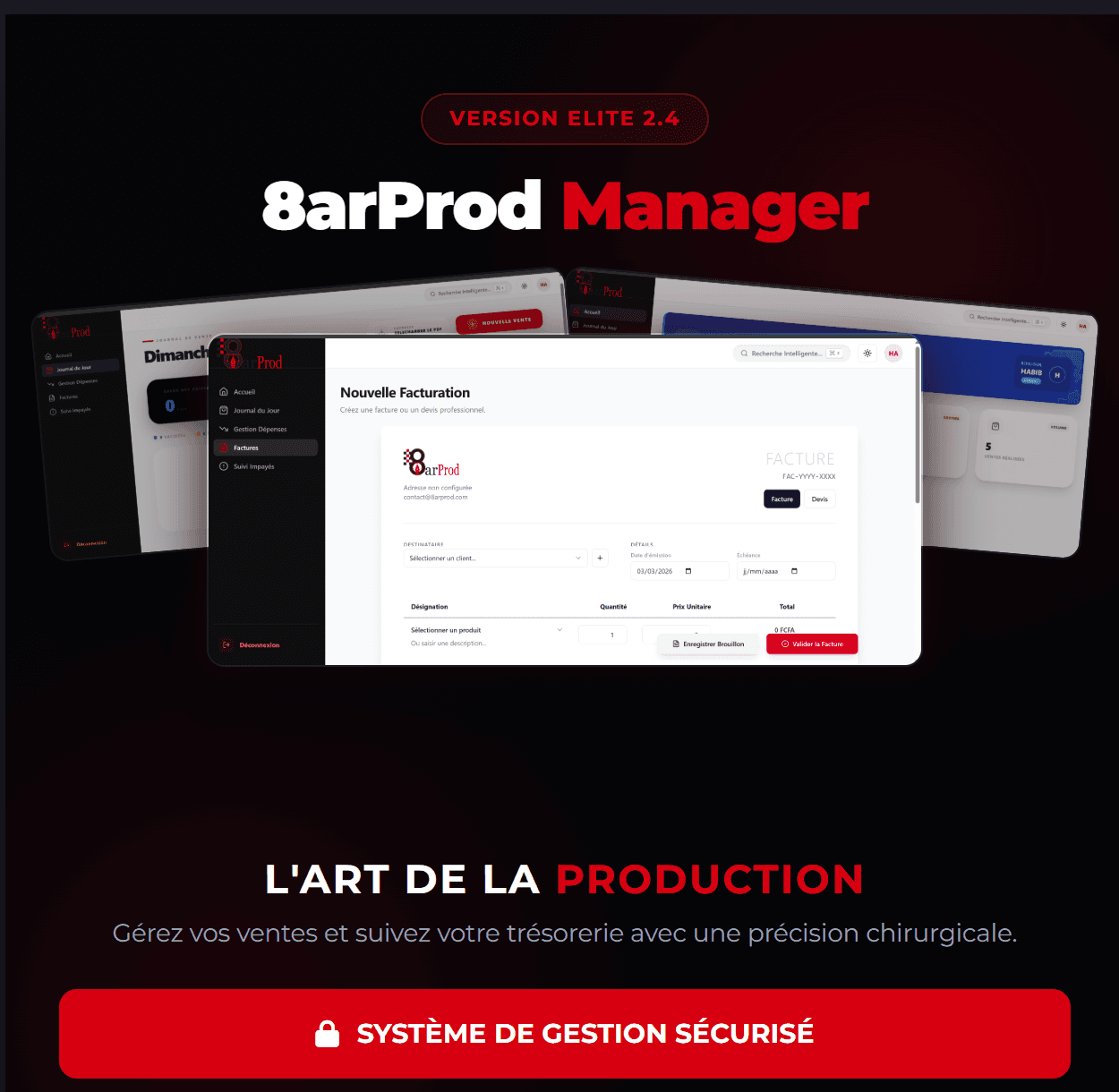 8arProd Manager