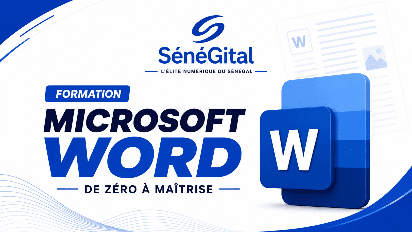 Formation Formation Microsoft Word — De Zéro à Maîtrise au Sénégal - SénéGital